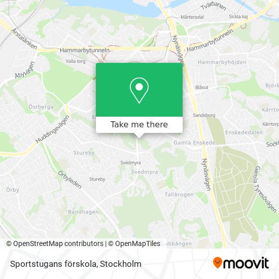 Sportstugans förskola map