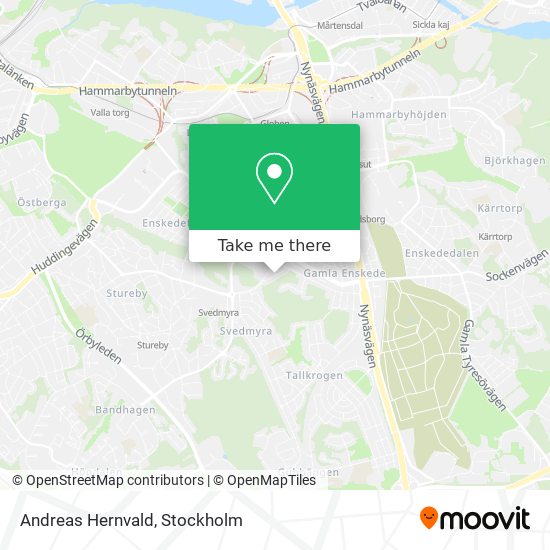 Andreas Hernvald map