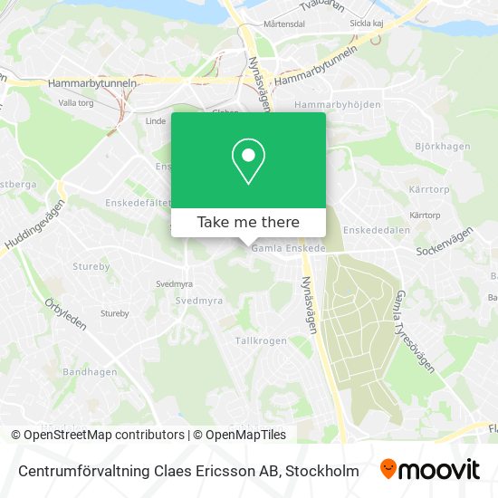 Centrumförvaltning Claes Ericsson AB map