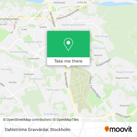 Dahlströms Gravvårdar map