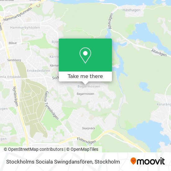 Stockholms Sociala Swingdansfören map