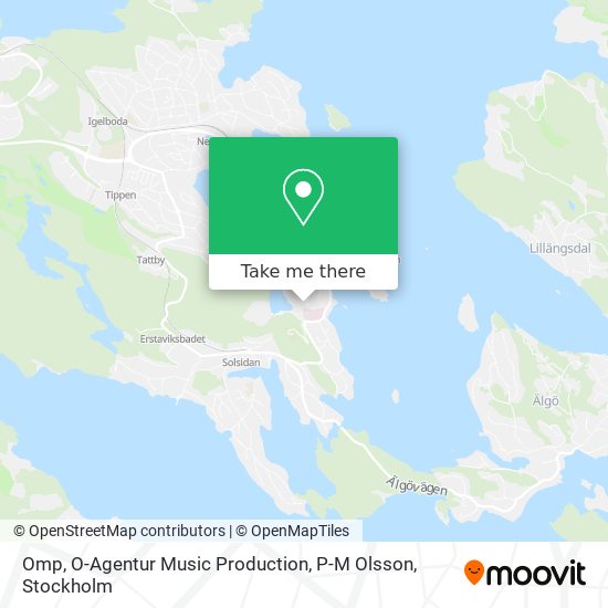 Omp, O-Agentur Music Production, P-M Olsson map