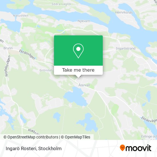 Ingarö Rosteri map