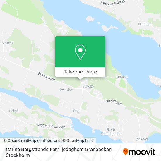 Carina Bergstrands Familjedaghem Granbacken map