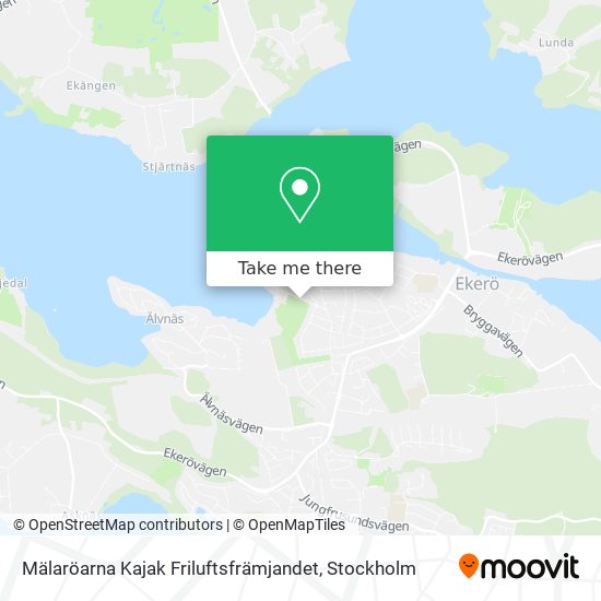Mälaröarna Kajak Friluftsfrämjandet map