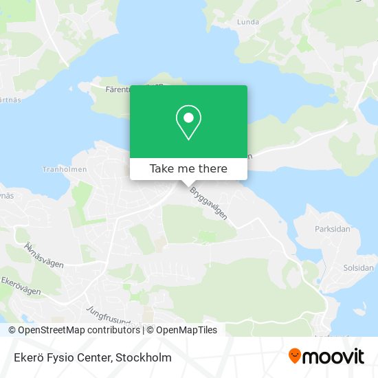 Ekerö Fysio Center map