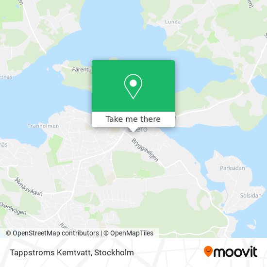 Tappstroms Kemtvatt map