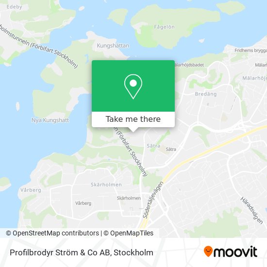 Profilbrodyr Ström & Co AB map