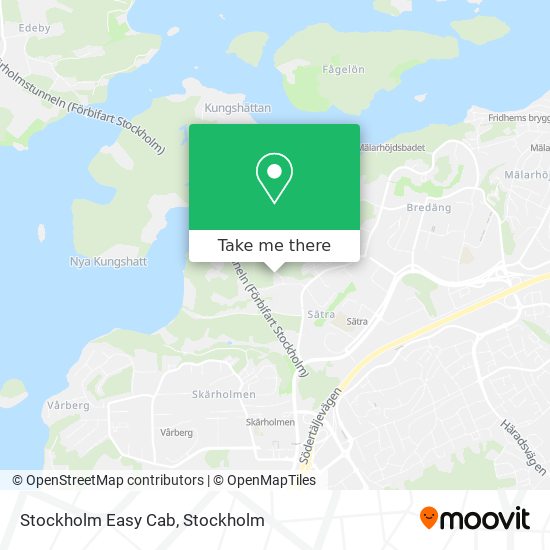 Stockholm Easy Cab map