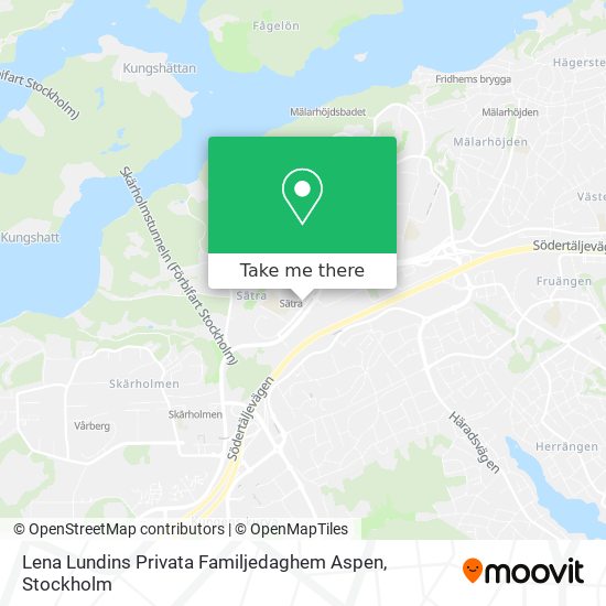 Lena Lundins Privata Familjedaghem Aspen map
