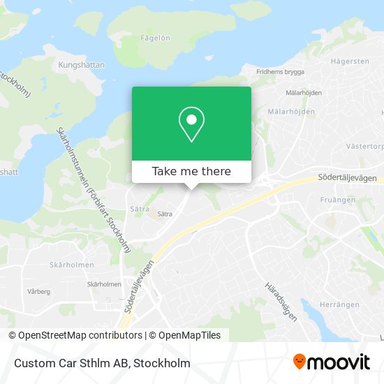 Custom Car Sthlm AB map