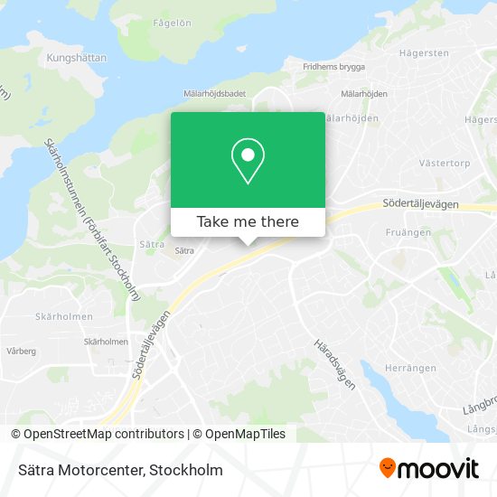 Sätra Motorcenter map