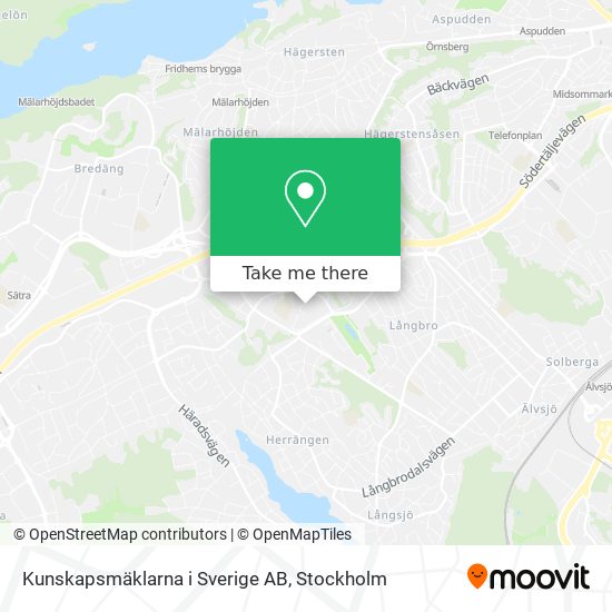 Kunskapsmäklarna i Sverige AB map