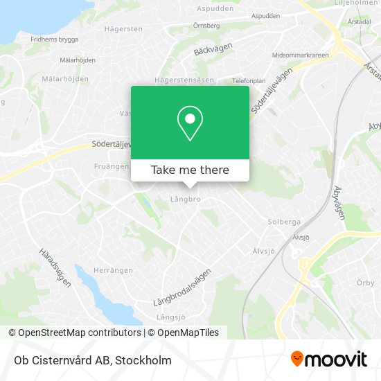 Ob Cisternvård AB map