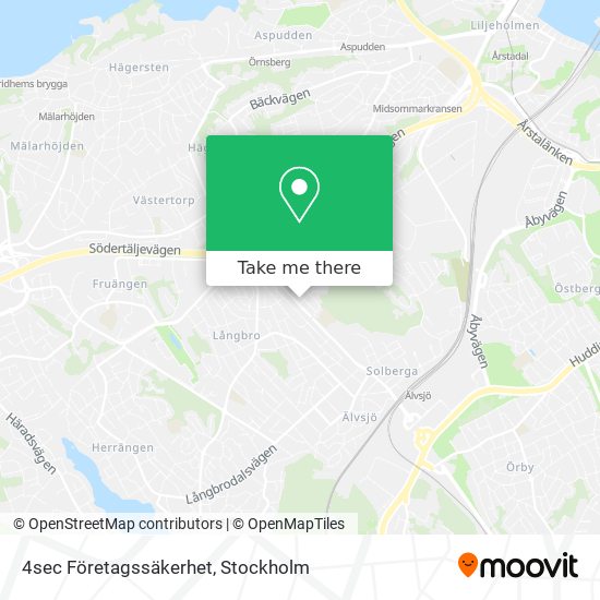 4sec Företagssäkerhet map