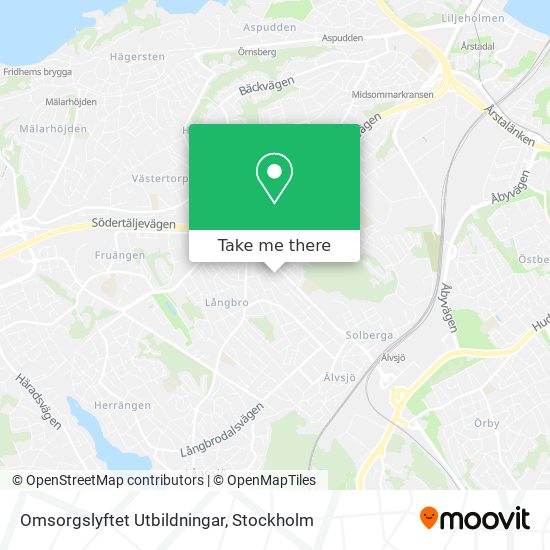 Omsorgslyftet Utbildningar map