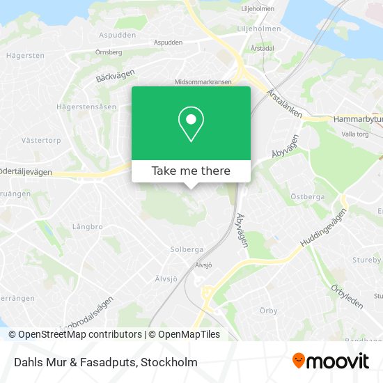 Dahls Mur & Fasadputs map