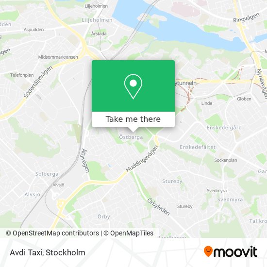 Avdi Taxi map