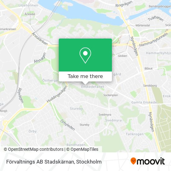 Förvaltnings AB Stadskärnan map