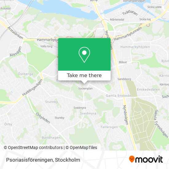 Psoriasisföreningen map