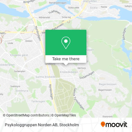 Psykologgruppen Norden AB map