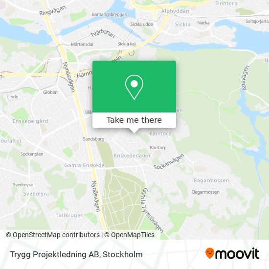 Trygg Projektledning AB map