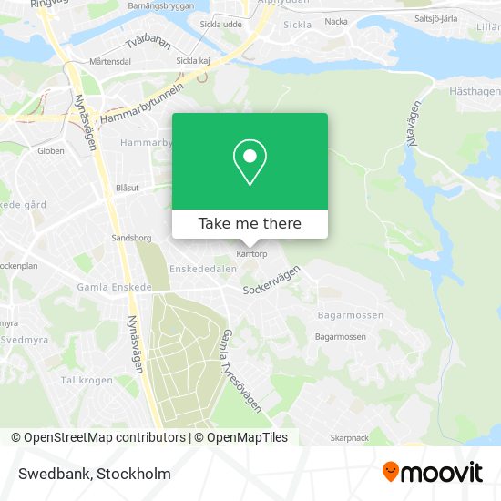 Swedbank map