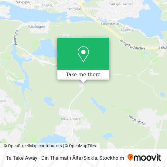 Ta Take Away - Din Thaimat i Älta / Sickla map