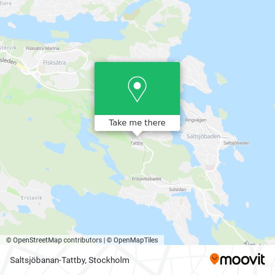 Saltsjöbanan-Tattby map