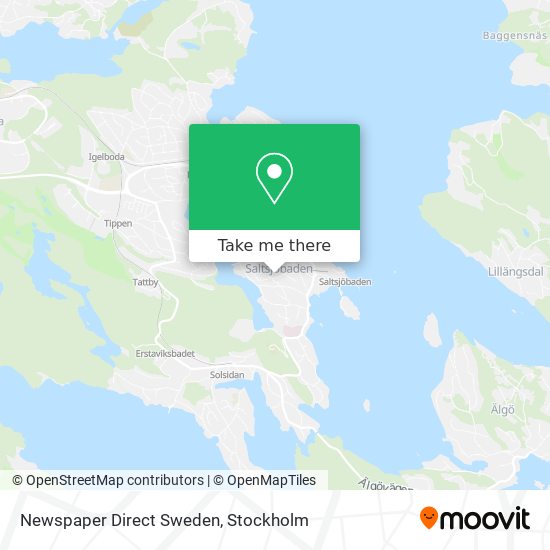 Newspaper Direct Sweden map