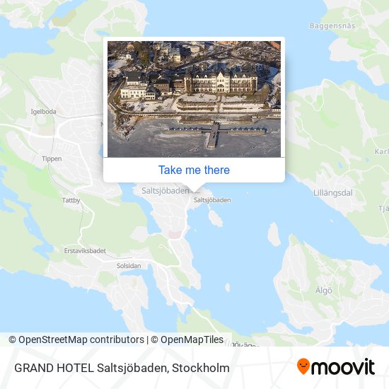 GRAND HOTEL Saltsjöbaden map