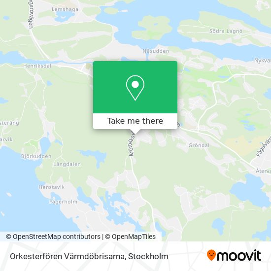 Orkesterfören Värmdöbrisarna map