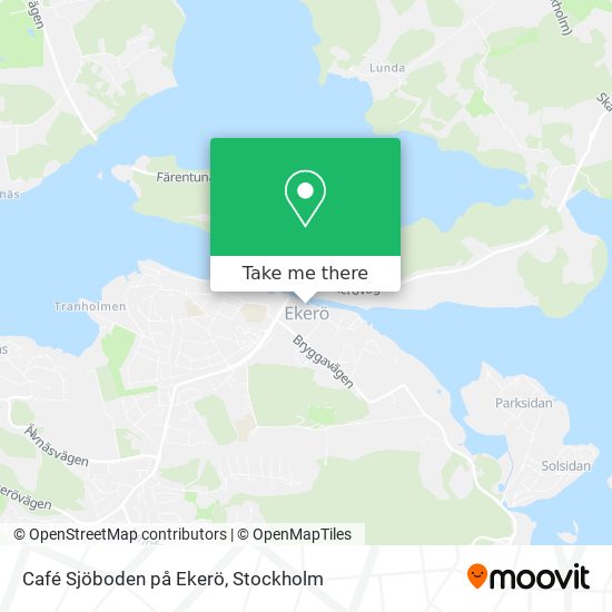 Café Sjöboden på Ekerö map