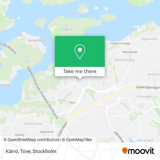 Kärrö, Tove map