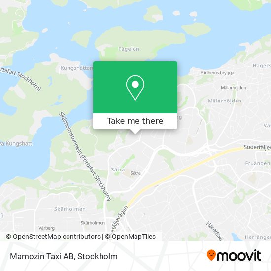 Mamozin Taxi AB map