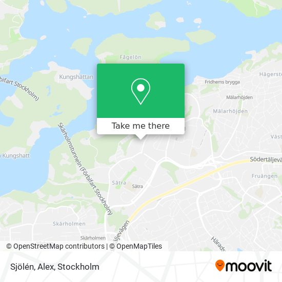 Sjölén, Alex map