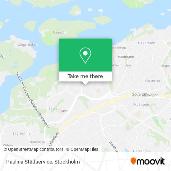 Paulina Städservice map