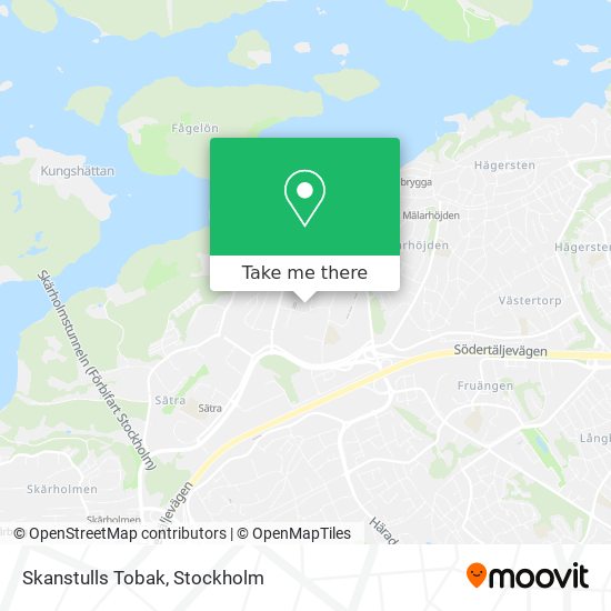 Skanstulls Tobak map