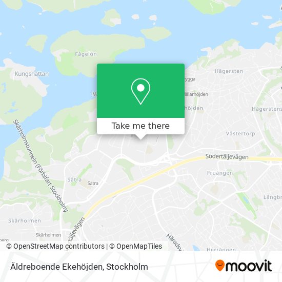 Äldreboende Ekehöjden map