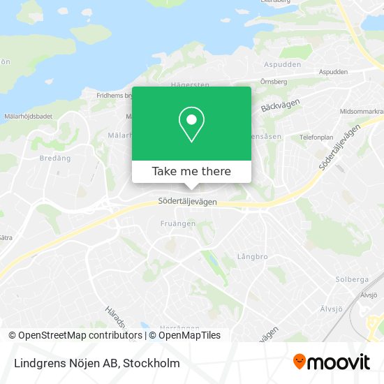 Lindgrens Nöjen AB map