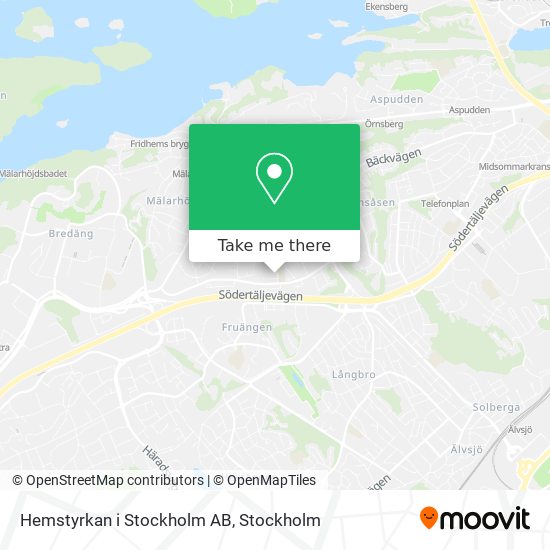 Hemstyrkan i Stockholm AB map