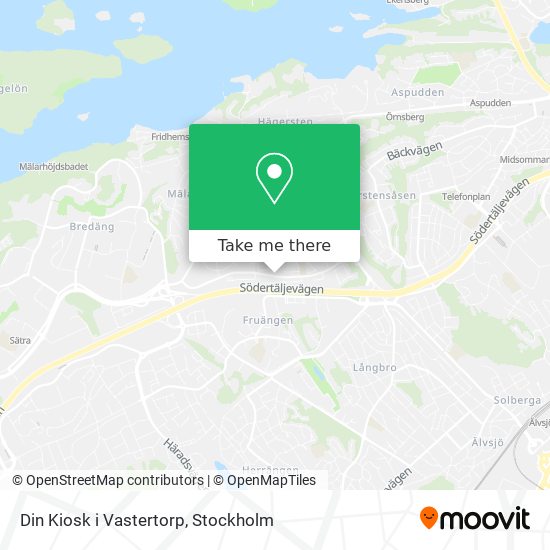 Din Kiosk i Vastertorp map