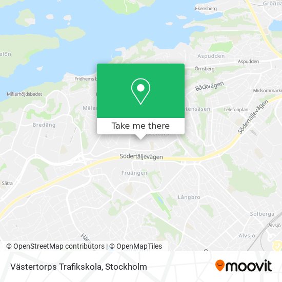 Västertorps Trafikskola map