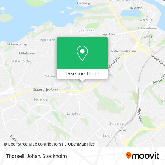 Thorsell, Johan map