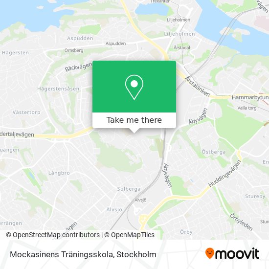 Mockasinens Träningsskola map