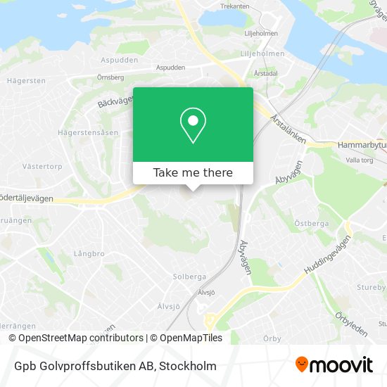 Gpb Golvproffsbutiken AB map