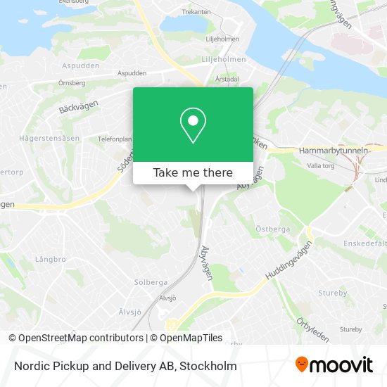 Nordic Pickup and Delivery AB map