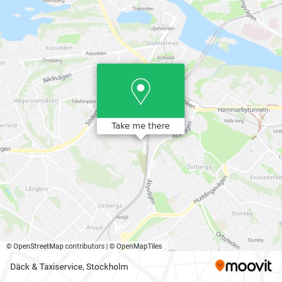Däck & Taxiservice map