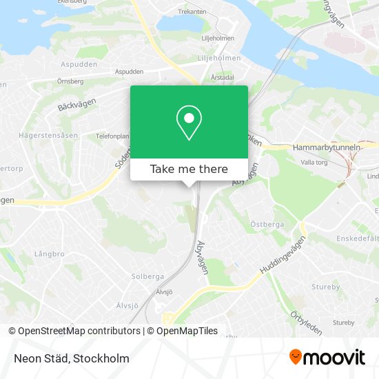 Neon Städ map