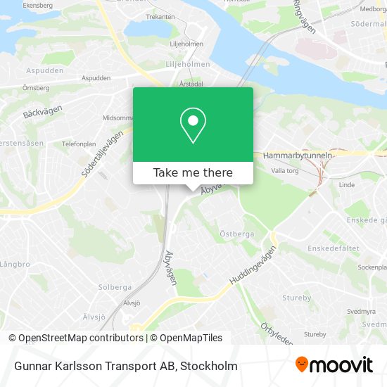 Gunnar Karlsson Transport AB map